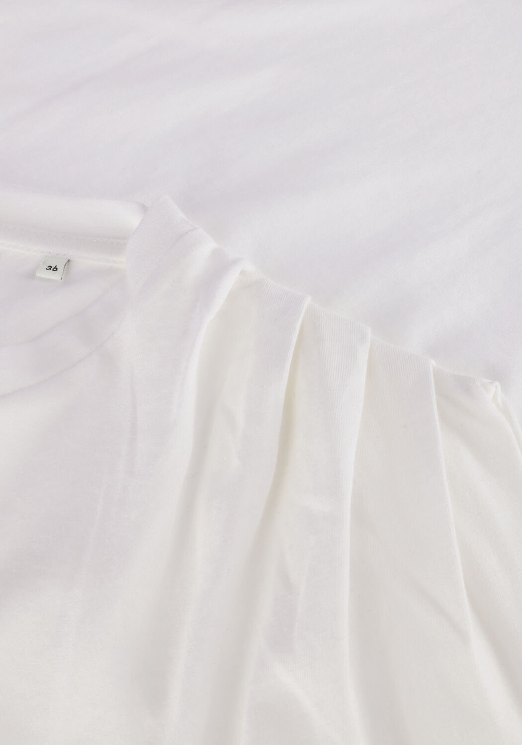 Gebroken wit CATWALK JUNKIE Top PLEATED SHOULDER TOP - large