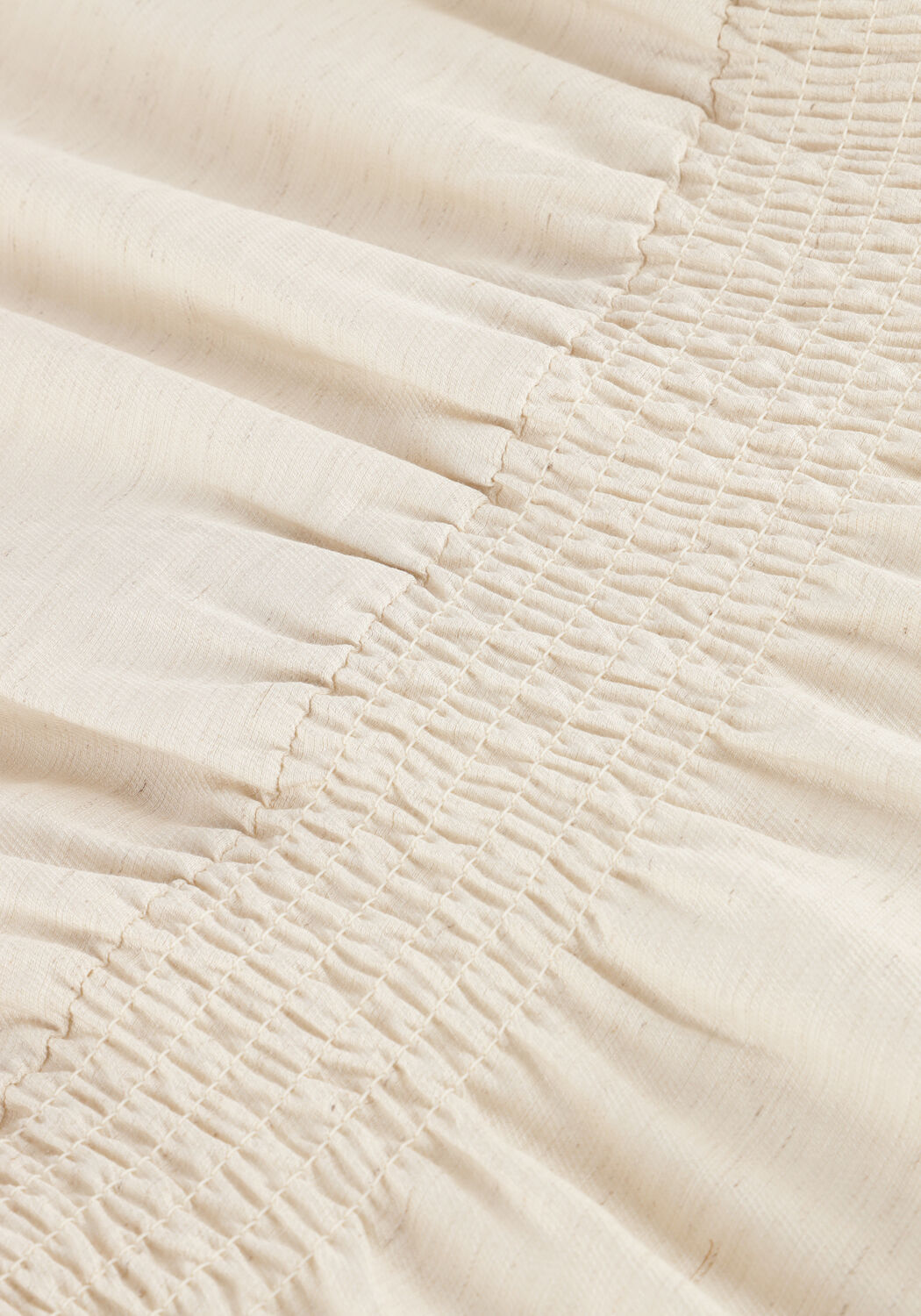 Ecru MSCH COPENHAGEN Maxi jurk MSCHDISA SL DRESS - large