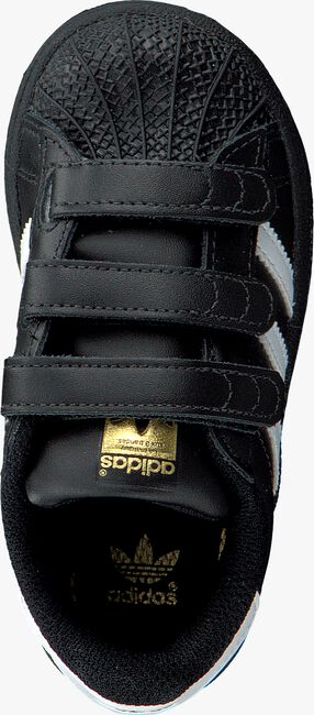 Zwarte ADIDAS Lage sneakers SUPERSTAR CF - large