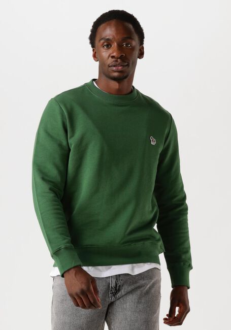 PS PAUL SMITH Chandail MENS REG FIT SWEATSHIRT ZEBRA en vert - large