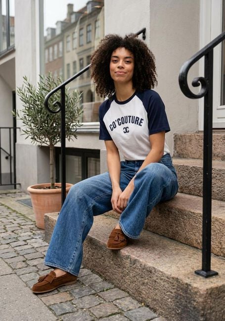 7 FOR ALL MANKIND Barrel jeans BONNIE TROUSER en bleu - large