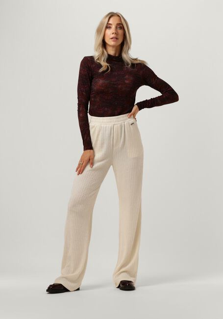 Bordeaux SCOTCH & SODA Coltrui ALL OVER PRINTED MOCKNECK LONGSLEEVE T-SHIRT - large