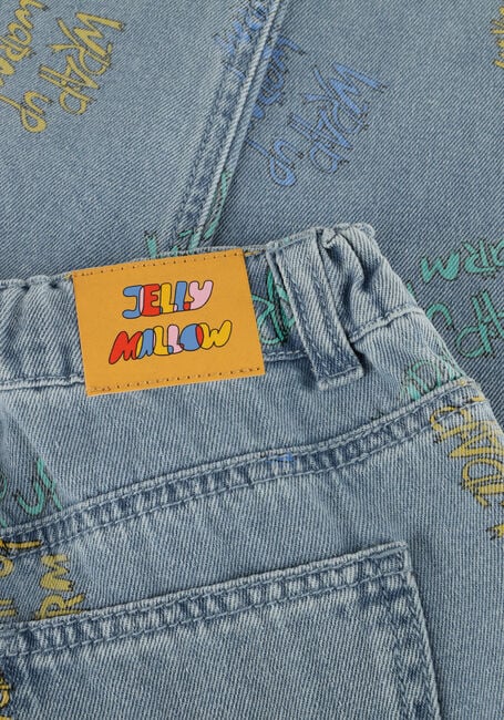 Blauwe Jelly Mallow Straight leg jeans WRAP-UP DENIM PANTS Blauwe Jelly Mallow Straight leg jeans WRAP-UP DENIM PANTS - large