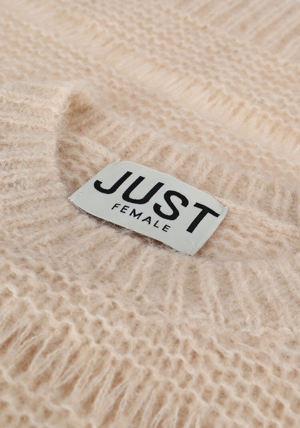 JUST FEMALE Pull SAGI KNIT en beige - large