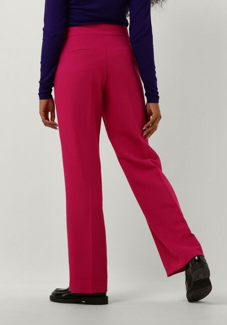 JANSEN AMSTERDAM Pantalon WQ417 WOVEN WIDE LONG PANTS en rose - large