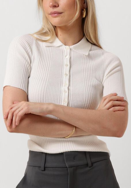 VANILIA Pull POLO AUDREY en blanc - large