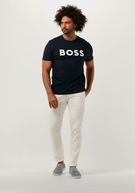 Donkerblauwe BOSS ORANGE T-shirt THINKING_1 Donkerblauwe BOSS ORANGE T-shirt THINKING_1 - large