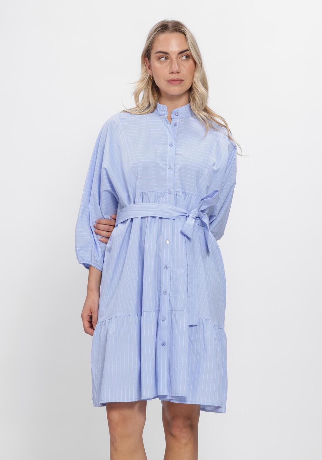 Blauwe MINUS Mini jurk MSRIKKE DRESS - large