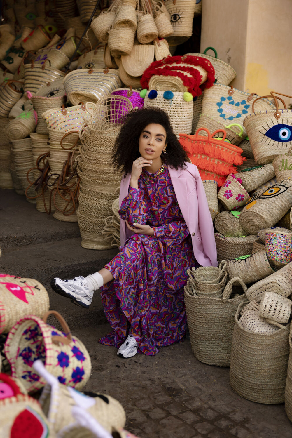 MODSTR&Ouml;M Blazer ANKER BLAZER en rose - large