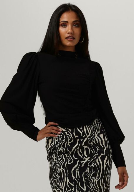 GESTUZ RIFAGZ PUFF BLOUSE NOOS Blouses en noir - large