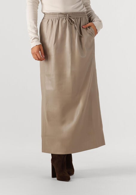AIMEE THE LABEL Jupe midi LIEWE en taupe - large