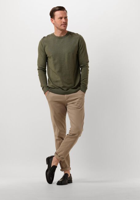 SELECTED HOMME Pull SLHBERG CREW NECK NOOS en vert - large