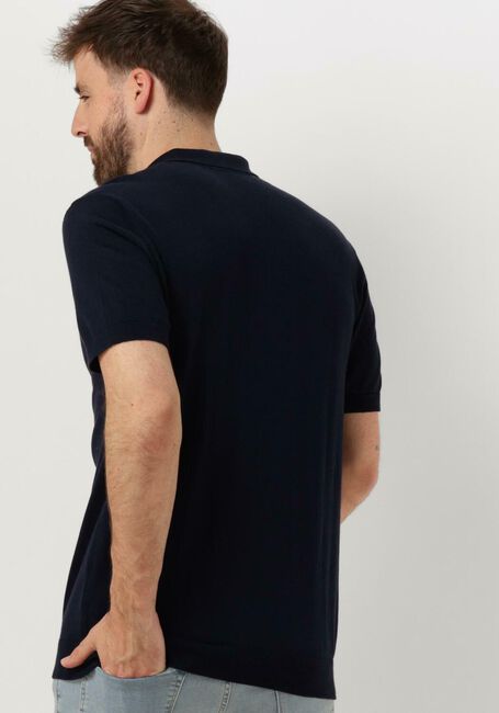 SELECTED HOMME Polo SLHBERG SS KNIT POLO NOOS Bleu foncé - large