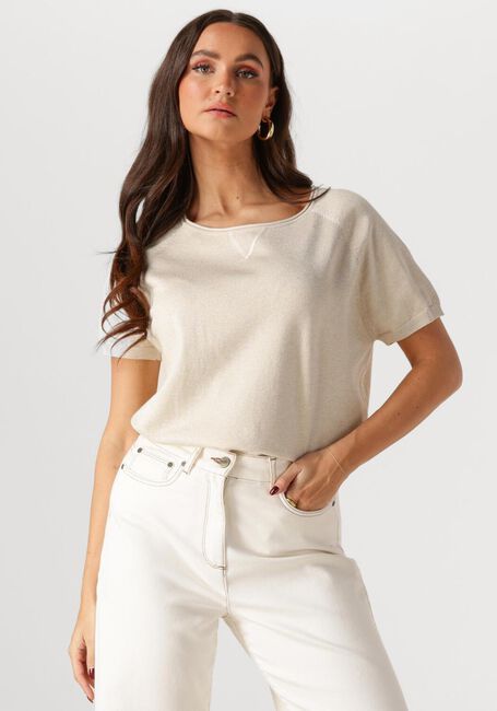 NUKUS T-shirt ANITA TOP LUREX Sable - large