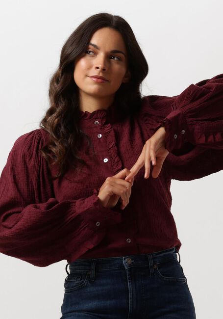 ANTIK BATIK YVETTE BLOUSE Blouses Bordeaux - large