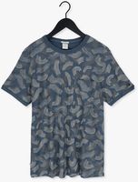CAST IRON T-shirt SHORT SLEEVE R-NECK RELAXED FIT COTTON TWILL Bleu foncé
