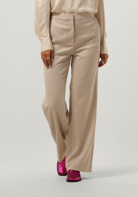 SECOND FEMALE Pantalon KALEEM STRAIGHT TROUSERS en beige - large