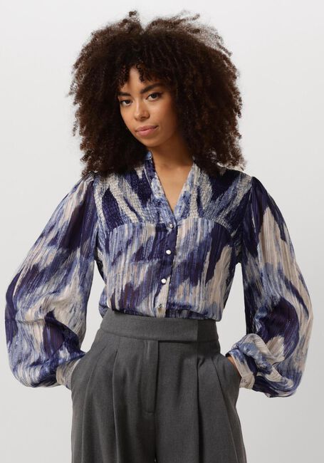 Blauwe NUKUS  PRESTONIA BLOUSE - large