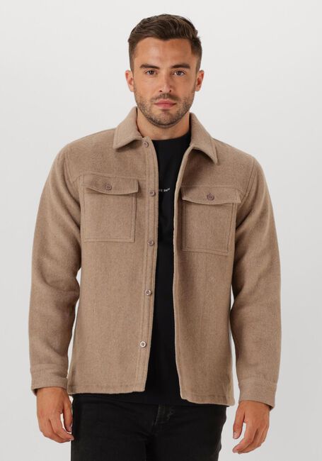 Camel PURE PATH Overshirt REGULAR FIT FLANNEL OVERSHIRTS - large