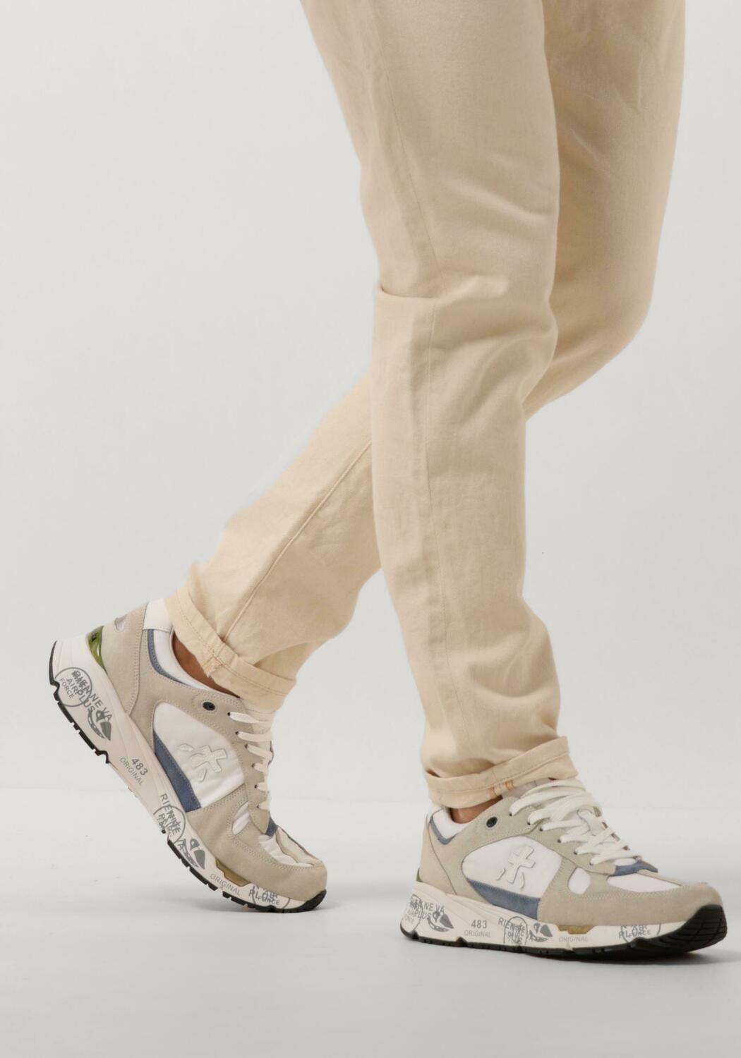 PREMIATA Baskets basses MASE en blanc - large