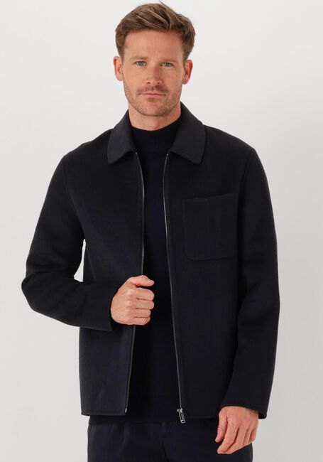 PROFUOMO OVERSHIRT WOOL ZIPPER Surchemises en noir - large