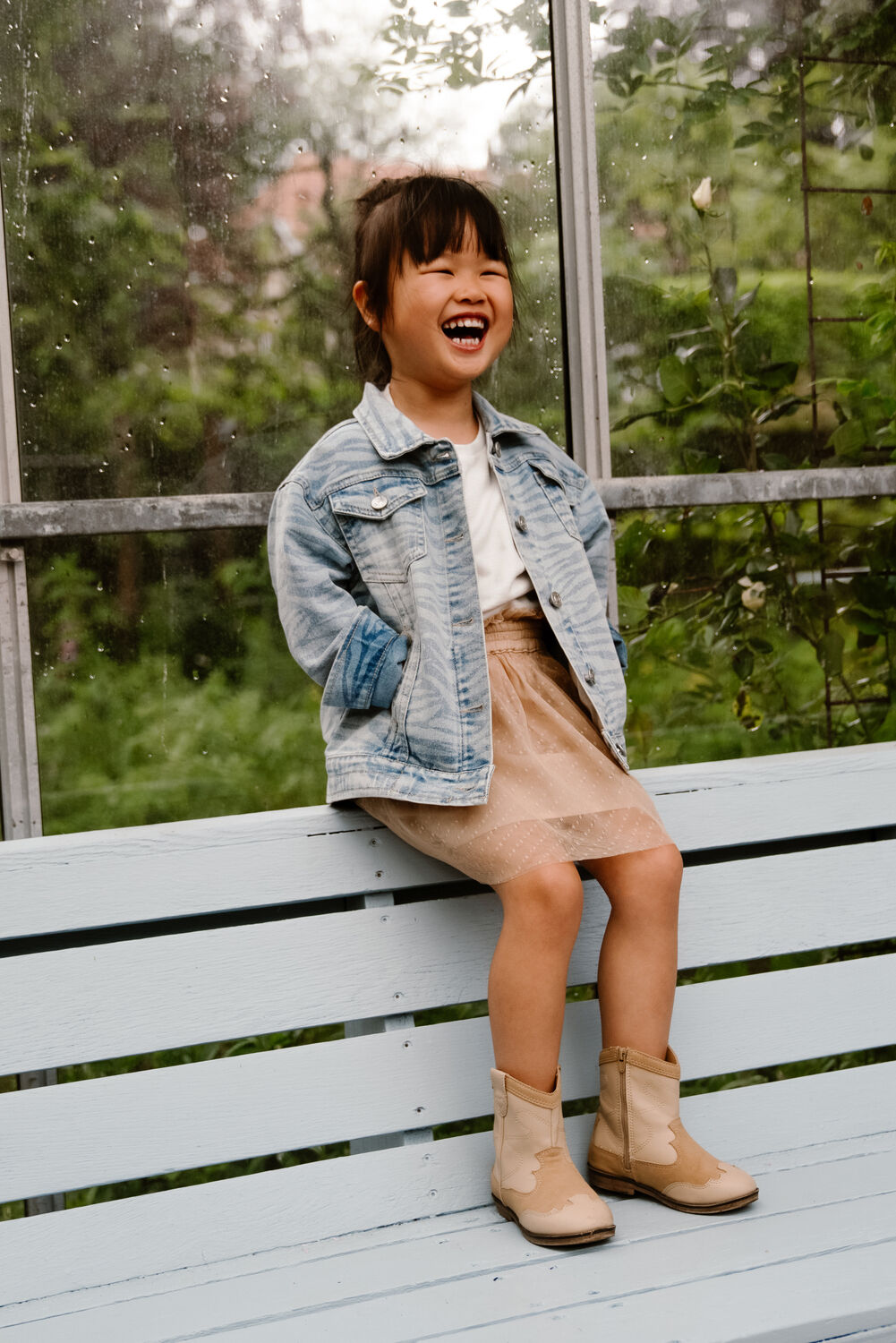 Ecru DAILY7 Minirok TULE SKIRT - large