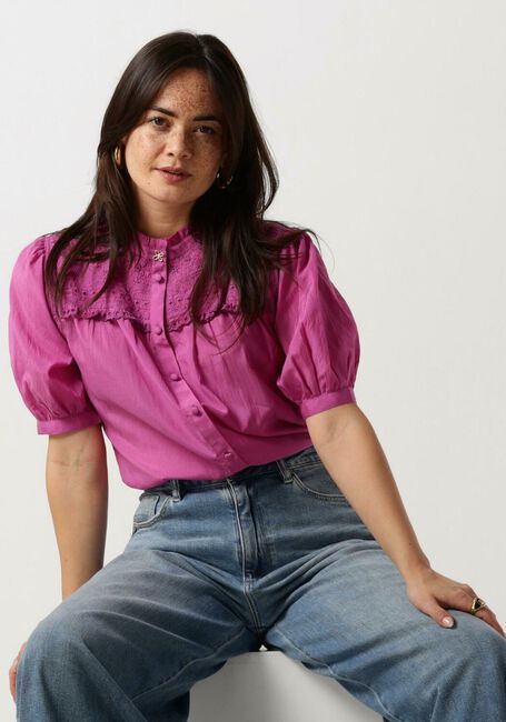 Paarse FABIENNE CHAPOT  TOOTSIE SS BLOUSE - large