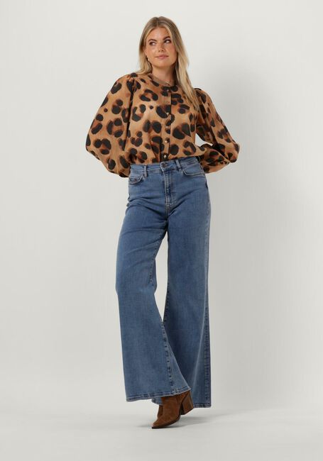 Blauwe BY-BAR Flared broek FEMME SG PANT - large