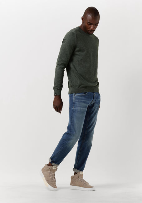 VANGUARD Pull R-NECK COTTON SLUB Vert foncé - large