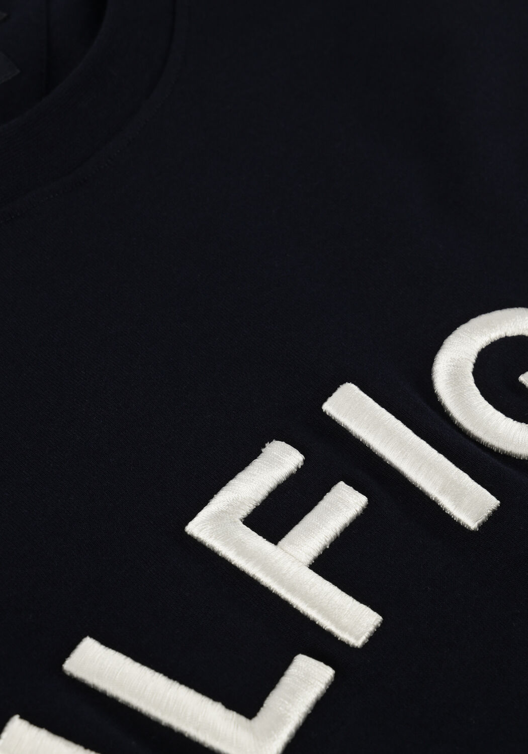 Donkerblauwe TOMMY HILFIGER T-shirt HILFIGER ARCHED TEE - large