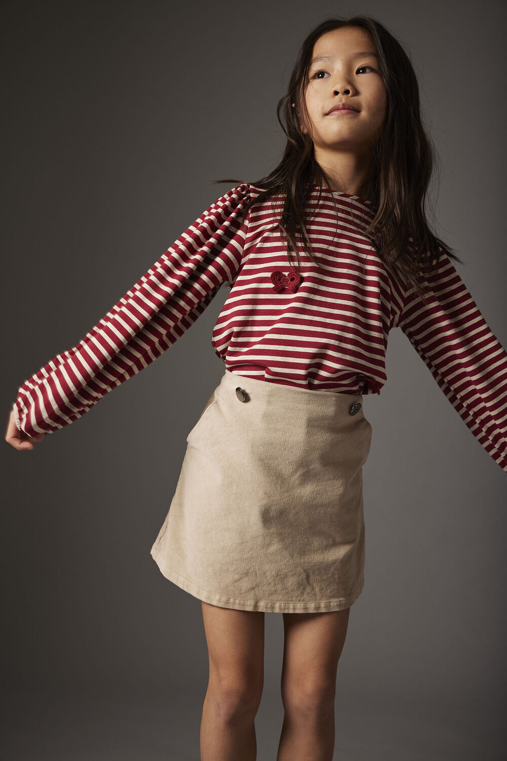 COZMO Mini-jupe PARISK250W5 en beige - large