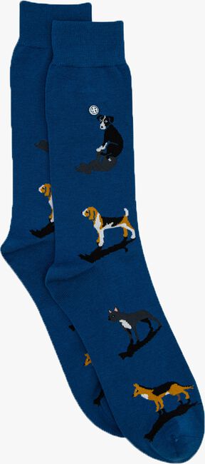 ALFREDO GONZALES DOGS Chaussettes en bleu - large