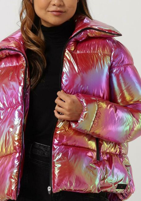 CANADIAN Veste matelass&eacute; RECLYLED SHINY GLOW en rose - large
