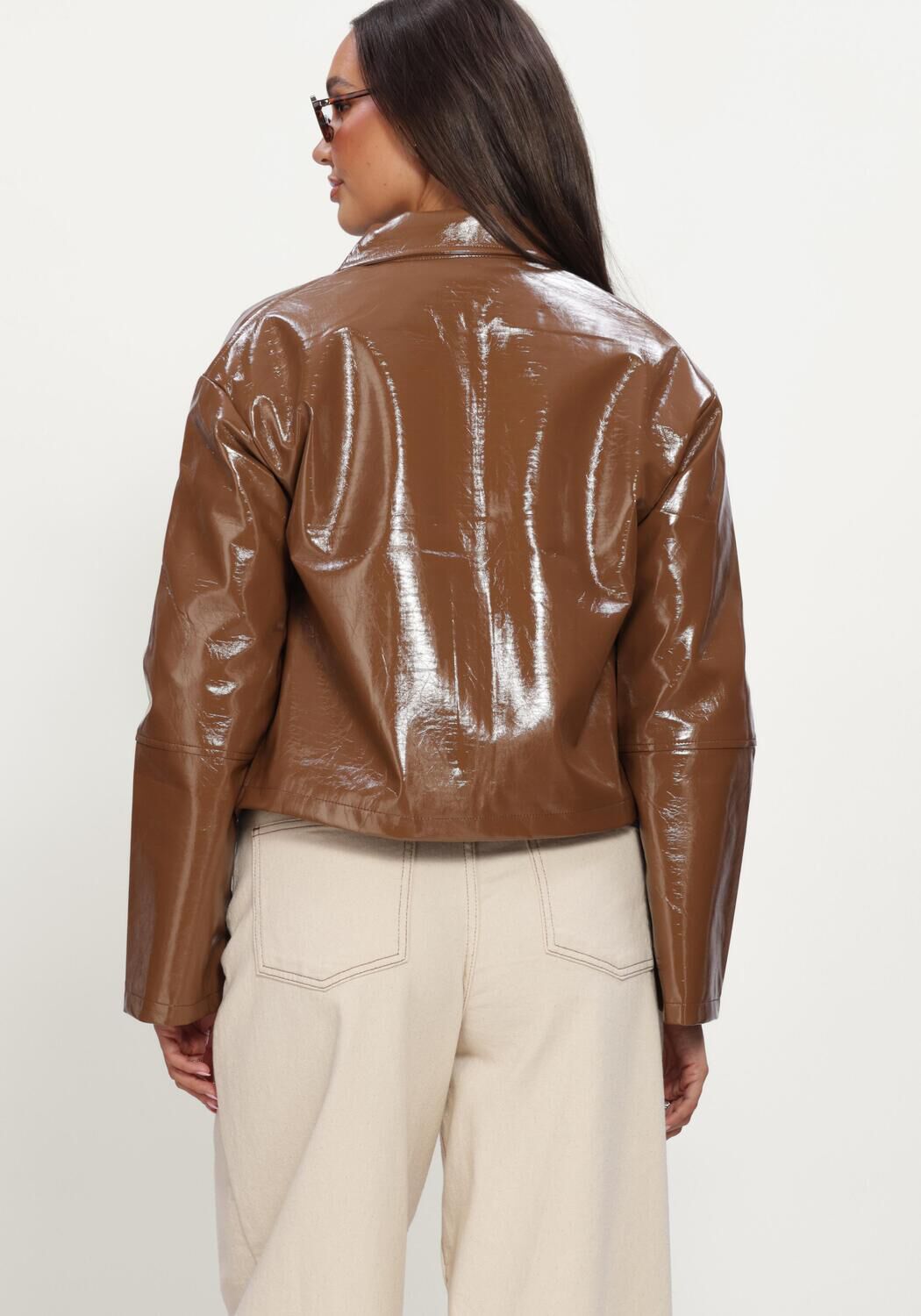 YDENCE Jack JACKET FAYE en marron - large
