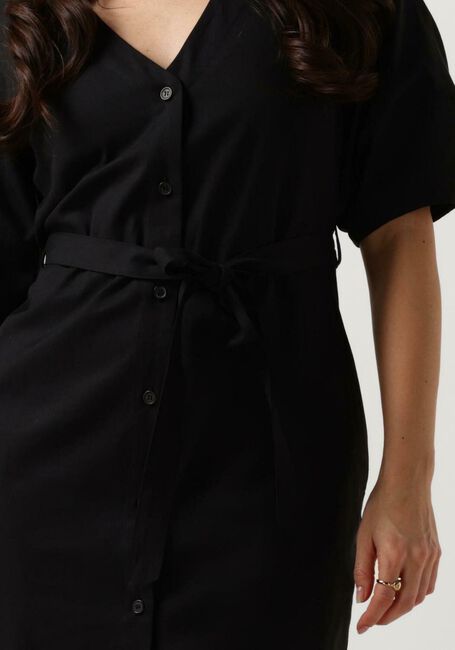 ANOTHER LABEL Mini robe LIVA DRESS S/S en noir - large