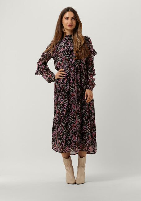 NOTES DU NORD Robe midi FABIOLA LUREX MIDI DRESS en noir - large