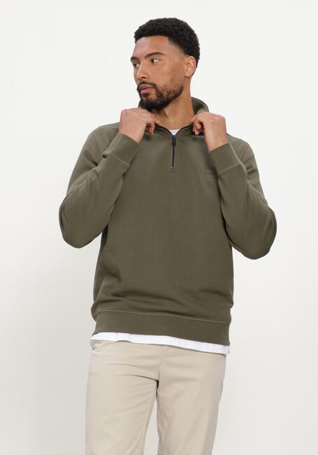 Khaki BOSS ORANGE Trui ZETRUST - large