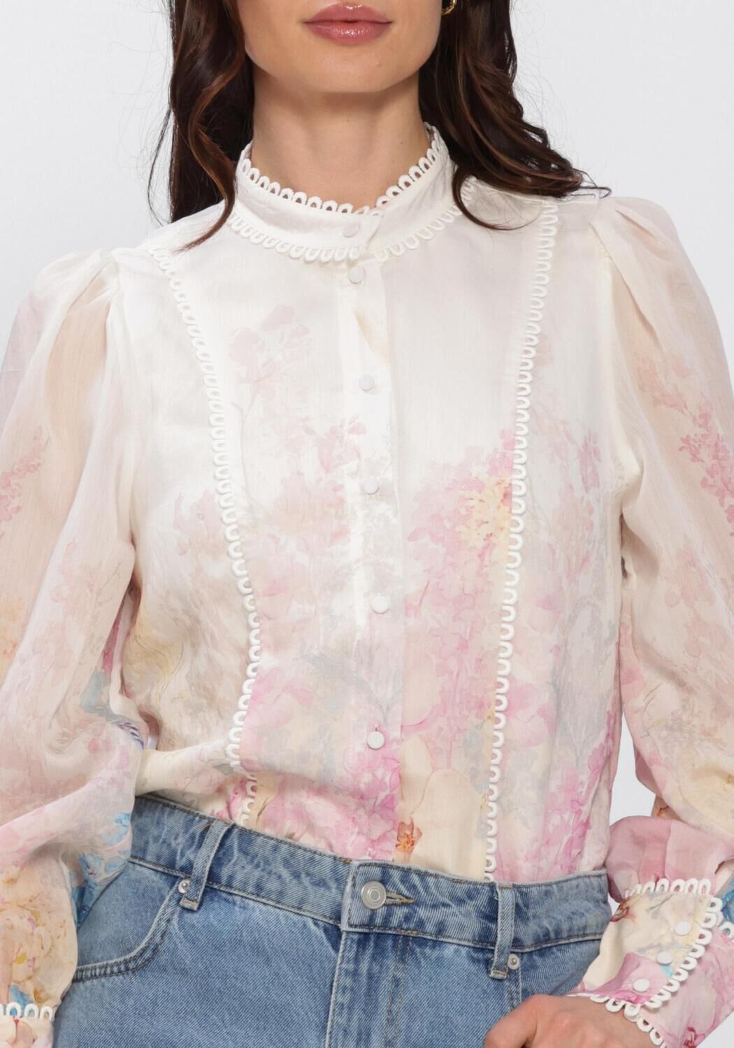 Y.A.S. YASFLORENCE LS SHIRT Blouses en rose - large