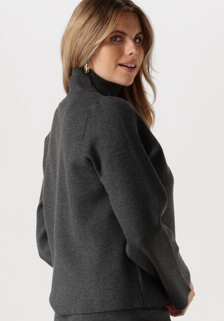 Donkergrijze OBJECT Top OBJREYNARD SQUARE SLEEVE PULLOVER - large
