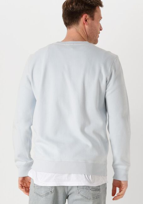CAST IRON Pull LONG SLEEVE R-NECK REGULAR FIT TWILL en bleu - large