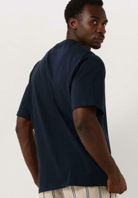 WOODBIRD T-shirt WBBAINE BASE TEE Bleu foncé - large
