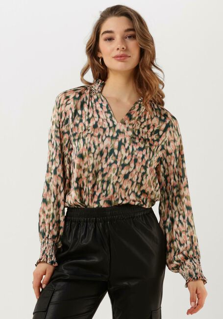 Groene NEO NOIR  STONE DREAMY LEO BLOUSE - large