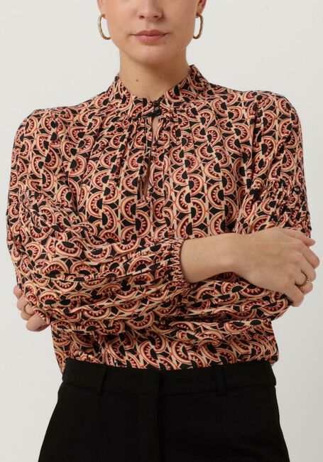 SUMMUM Blouse TOP BALLOON SLEEVES ALL OVER PRINT en multicolore - large