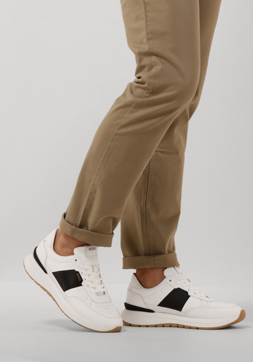 Witte BOSS Sneakers JACE RUNN - large