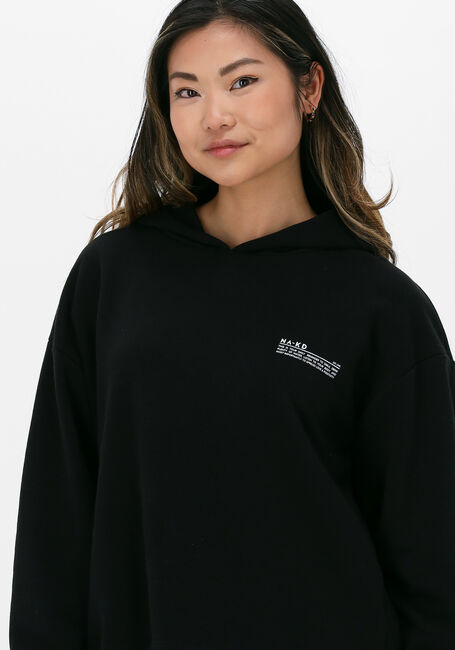 NA-KD Pull REMINDER HOODIE en noir - large