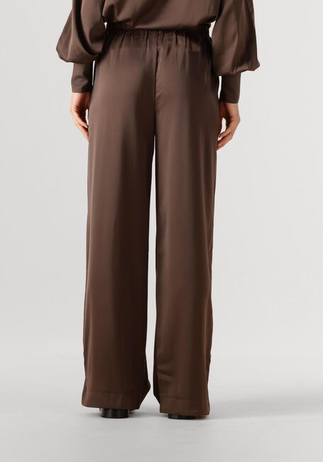 Bruine Y.A.S. Wijde broek YASPELANA HW PANT - large
