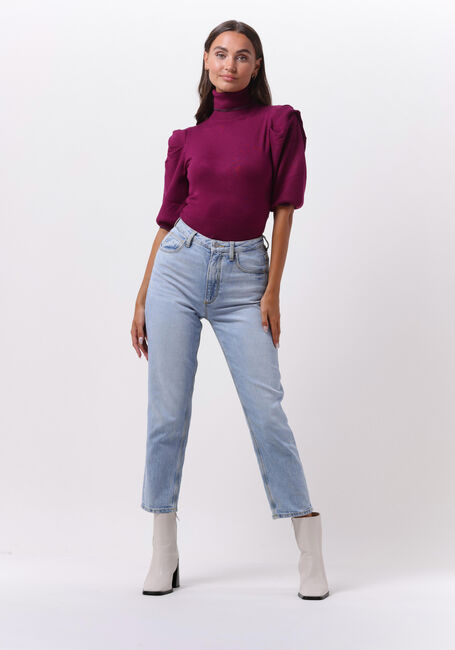 LIU JO Col roulé ECS MAGLIA CIUSA M/C GLAM en violet - large