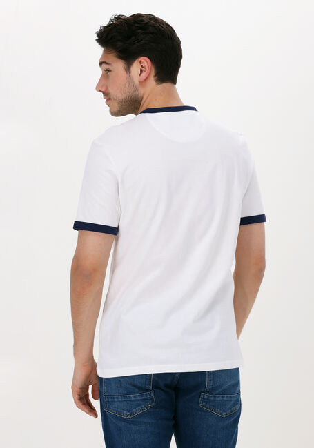 LYLE & SCOTT T-shirt RINGER T-SHIRT en blanc - large