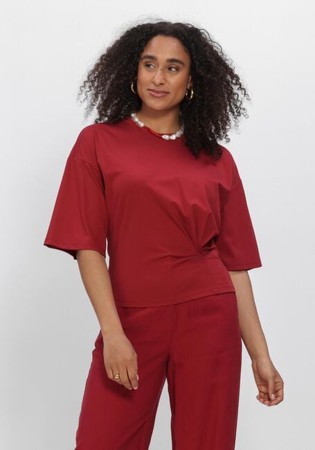 Bordeaux MSCH COPENHAGEN Top MSCHBREANNE NORIEL TEE - large