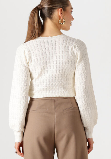 Gebroken wit NEO NOIR Trui DITO SOLID KNIT BLOUSE - large